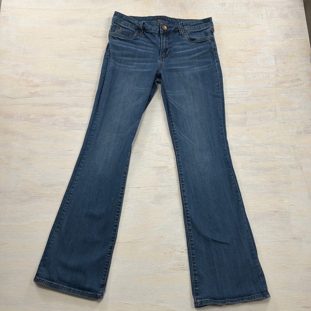 Kut from the Kloth Jeans Bootcut Size 10 Mid Rise Stretch Blue Denim Women